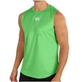 thumbnail image 3 of Men's Tank Top Summer Fashionable Men's Round neck Solid Color Mesh Drying Sleeveless Top Workout Gym Shirts Regular Fit Undershirt, 3 of 7