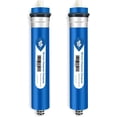 thumbnail image 1 of Membrane Solutions 50 GPD RO Membrane 1.75"x11.75" Standard Reverse Osmosis Membrane Filter Replacement for Kitchen Under Sink RO System and Aquarium Reef Tank, ROULP-1812-50 (2-Pack), 1 of 8
