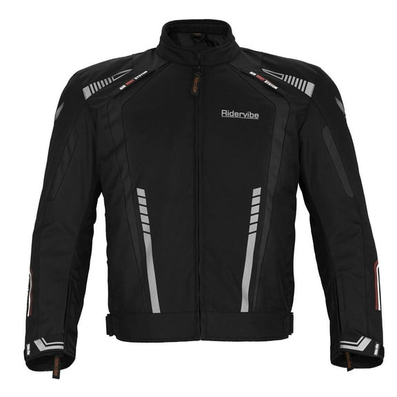 Dream Apparel Men's All-season Motorcycle Jacket for Enduro Dualsport Riding with 600 D polyester, Armor Foam Padding, Visibility