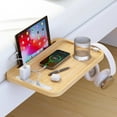 thumbnail image 1 of Mesita de noche para litera y litera superior, mesita de noche con estación de carga, mesita de noche con puertos y tomacorrientes USB, elementos esenciales para dormitorio universitario, 1 of 5