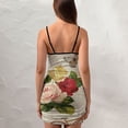 thumbnail image 4 of Ladies Elegant Sling Sleeveless Sexy Dress rose, 4 of 6