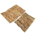 thumbnail image 3 of Garosa Small Animal Grass Mat,2Sizes Small Pet Animal Hamster Hand-woven Grass Mat Rabbit Guinea-pig Pad Hamster Grass Mat, 3 of 9