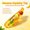 A001- yellow, variant on Banana Squishy Toy with Filling and Clear Jelly Texture, 6.3 Inches Yellow Simulated Fruit, Relaxation Toy for Kids and Adults