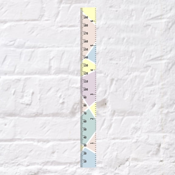 NICEXMAS Kid Height Growth Chart Wall Ruler 1Pack Bamboo Wood for Bedrooms Nurseries Decorative