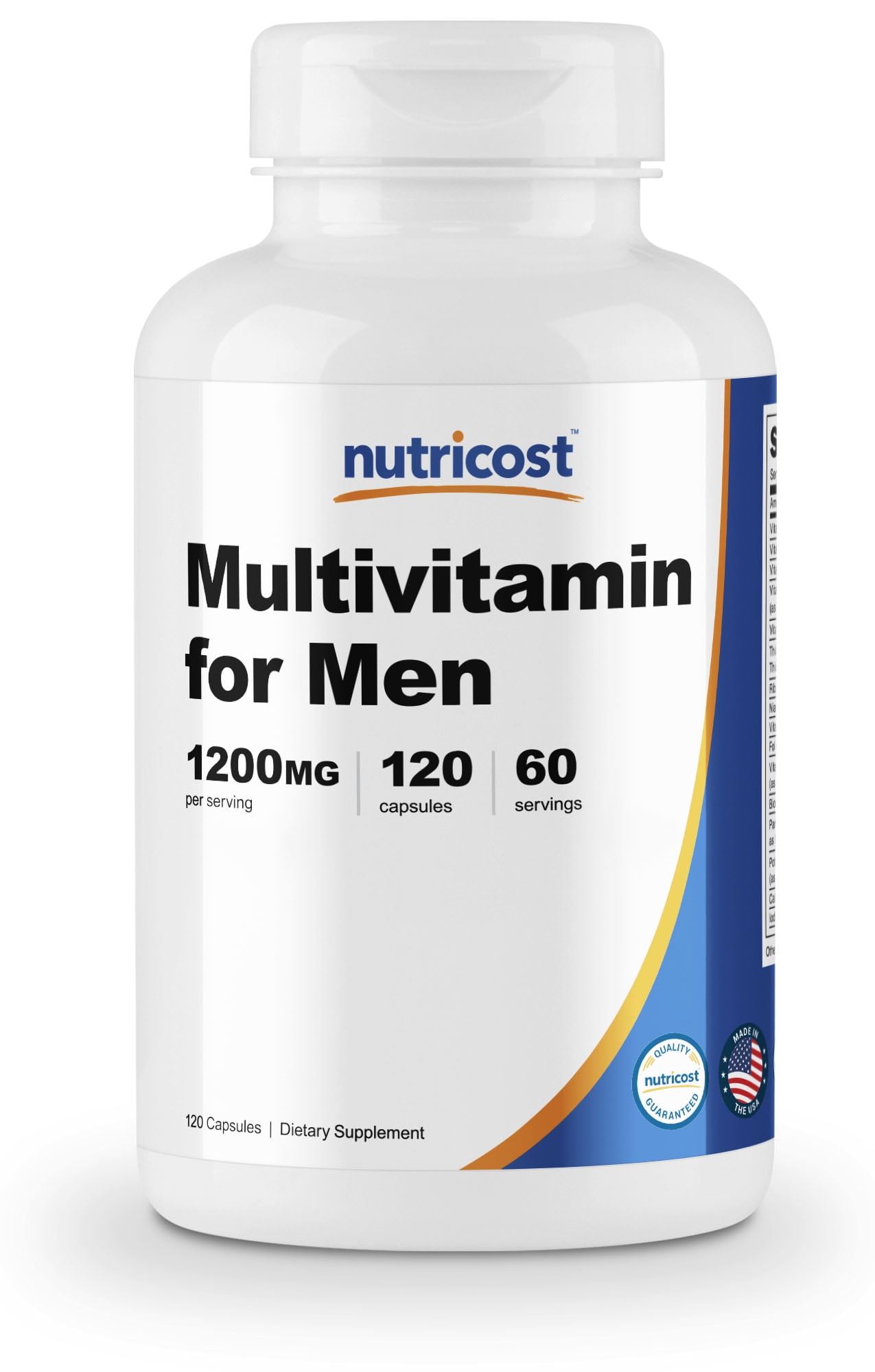 Nutricost Multivitamin for Men 120 Capsules - Vitamins and Minerals for