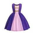 thumbnail image 4 of Vestido de princesa Mickey Mouse de Disney para niñas, disfraz de Rapunzel, sirena, Ariel, vestido de verano para niños, ropa para fiesta de cumpleaños Aurora de 2 a 8 años, 4 of 5