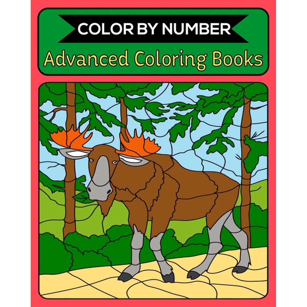 Color By Number Advanced Coloring Books : 50 Unique Color By Number ...