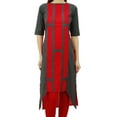 thumbnail image 7 of Phagun Womens Indian Cotton Designer Tunic Top Asymmetrical Hem Kurti Casual Wear Kurta, 7 of 7