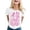 White, variant on XDZJLR Breast Cancer Awareness Tshirts Shirts For Women Pink Ribbon Graphic Short Sleeve Relaxed Fit T Shirt Tops T-Shirts S