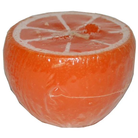 Orange Shaped Votive Candle