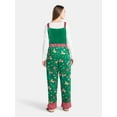 thumbnail image 2 of No Boundaries Christmas Teddy Bear Jumpsuit, Women’s, 2 of 3