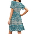 thumbnail image 4 of TARAINYA Summer Dresses for Women Trendy Mini Swing Dress Casual Beach Sundress with Pockets, 4 of 6