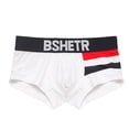 thumbnail image 2 of HUPOM Men'S Underwear Underwear For Men Pack Medium waist Elastic Waist Solid Boxer Briefs White 2XL, 2 of 8