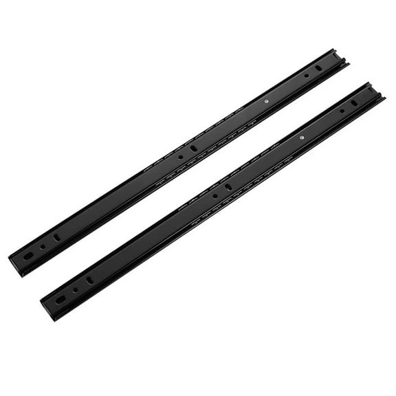 8~20Inch Cold Rolled Steel Drawer Slides Close Drawer Track Rail Sliding Two-Section Cabinet Slides