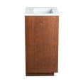 thumbnail image 4 of Daxton 24" Freestanding Bathroom Vanity in Brown Oak with 3-Hole Centerset Sink Top, 4 of 8