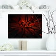 thumbnail image 1 of Beautiful Red 3D Crystal Design - Abstract Canvas Art Print, 1 of 3