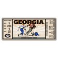 thumbnail image 1 of FANMATS 23175 NCAA -Georgia Bulldogs Ticket Design Runner Rug - 30in. x 72in. | Sports Fan Area Rug, Home Decor Rug and Tailgating Mat, 1 of 5