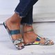 thumbnail image 4 of Sandalias de mujer Moda de verano Zapatos de playa de leopardo Sandalias de mariposa de tacón plano Wmkox8yii  hj789, 4 of 7