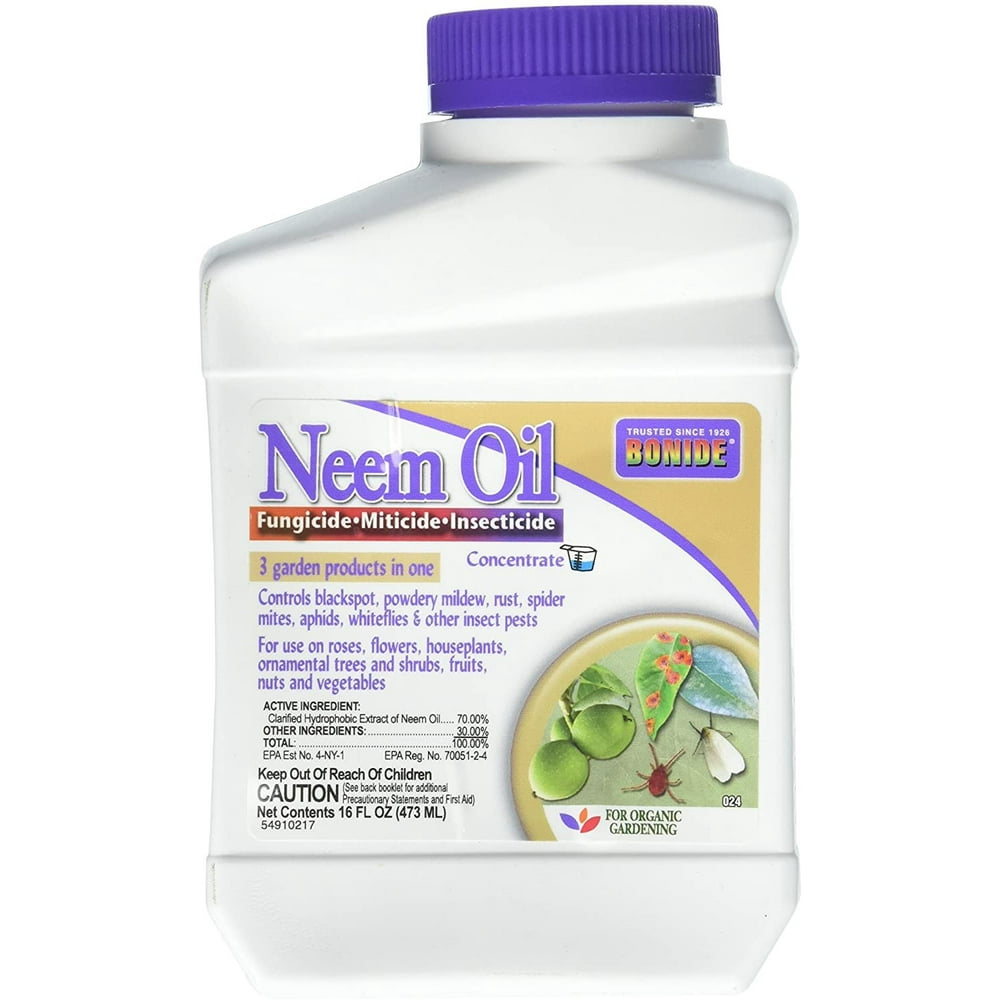 Neem Oil Fungicide Miticide Insecticide Concentrate 16 fl. oz