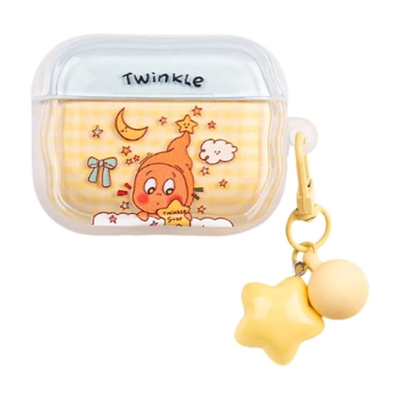 Cute Graffiti Cartoon TPU Headphone Case for AirPods Pro 3 & AirPods 4, Full Protective Cover forApple Wireless Bluetooth Earphones