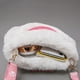 thumbnail image 3 of 1 bolso de hombro de peluche, adorable bolso con forma de pata de gato, bolso de maquillaje., 3 of 5