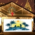 thumbnail image 5 of Large Garage Banner for Outdoor Holiday Festive Party Sign Welcome Greeting Signage - for Celebrations and Events, 5 of 5