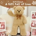 thumbnail image 7 of Tezituor 35'' Giant Teddy Bear Stuffed Animal Big Teddy Bear with Bow Plush Toy, 7 of 7