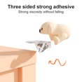 thumbnail image 3 of Paquete de 4 protectores de esquinas para bebés con bonitos animales, protectores de bordes afilados, suaves a prueba de bebés, mesa, escritorio, muebles de seguridad para niños, parachoques, 3 of 5