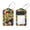 multicolored 4, variant on Sea Waves Pattern Luggage Tags with Stainless Steel Loop, 2 Pack Luggage Tag Holders for Travel Luggage Baggage Identifier