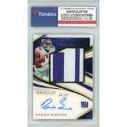 Darius Slayton New York Giants Autographed 2020 Panini Immaculate Collection Rookie Card #PPA-DS #60/99 Trading Card - Fanatics Authentic Certified