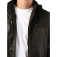 thumbnail image 3 of Ma Croix Mens Classic Motorcycle Winter Biker PU Leather Jacket S-XL, 3 of 6
