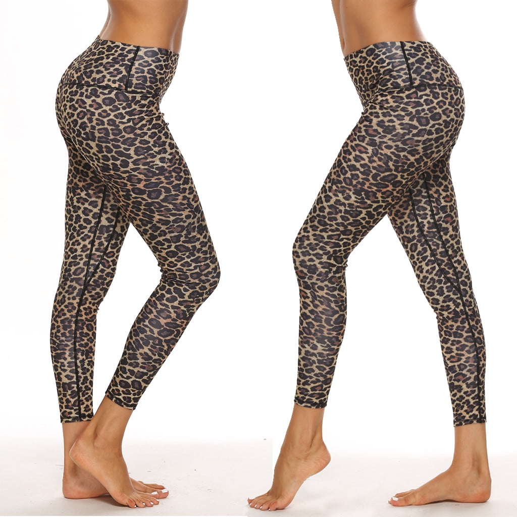 leopard yoga pants