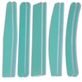 thumbnail image 1 of Lima de uñas 100/180, 10 piezas de limas de uñas para uñas naturales en 5 formas, lima de uñas para uñas acrílicas, juego de manicura y pedicura verdeCantidad: 15 piezas;, 1 of 6