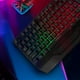 thumbnail image 3 of Teclado Gamer Con Luz Led RGB Mécanico Programable Sentry Descansa muñecas, 3 of 5