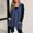 Blue, variant on YMNXA Women'S Sweater Vest Sleeveless V Neck Solid Color Fashion Comfortable Knitwear Pullover Top For Casual Daily Wear Brick Red L
