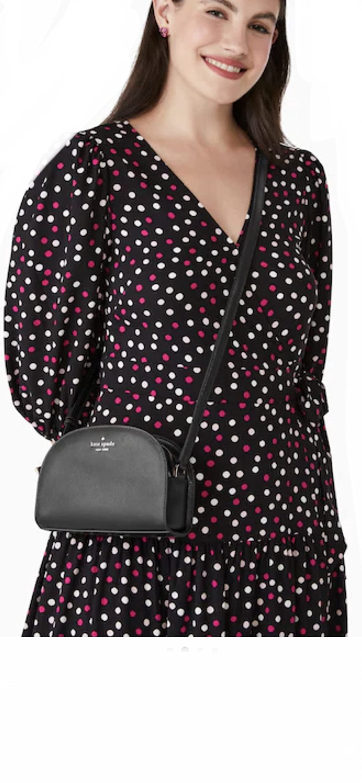 Kate Spade Perry Dome Crossbody (Black)