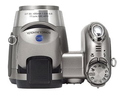 Konica Minolta DiMAGE Z6 - Digital camera - compact - 6.0 MP - 12x optical zoom - silver