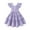 Purple, variant on XEGLSBU Girls Summer Dresses Solid Dress for Kids Girls Cute Ruffle Sleeve Smocked Flowy Dress 1-6 Years Size 3-4 Years