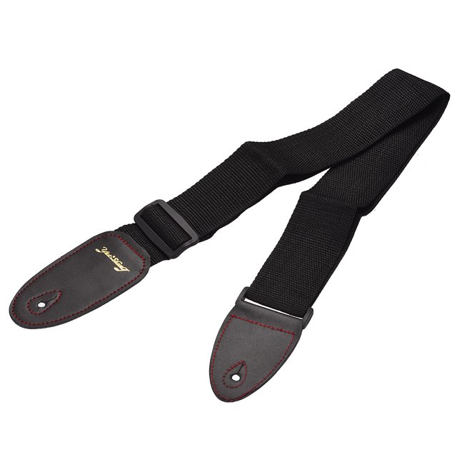 Guitarra Hombro Correas Cinturones Guitarra Ajustable Correa Negro para Guitarra Bajo Ukelele
