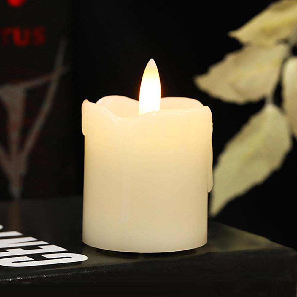 Flickering Flameless Votive Candles with Remote Timer, Battery Operated LED Candles for Wedding Dinner Table Decor