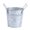 Silver, variant on Kesenlong Rustic Metal Flower Bucket with Handles for Home Gardening Office Decor