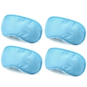 Dream Essentials Snooz Silky Soft Sleep Mask Value Pack 4 Eye Masks - Baby Blue (4 Pack)