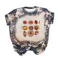 thumbnail image 1 of Camisas de Acción de Gracias Para Mujer, Camiseta Informal de Manga Corta Con Estampado de Calabaza Y Cuello Redondo, Camiseta Holgada, Blusa, Tops Odeerbi ODB203906, 1 of 5