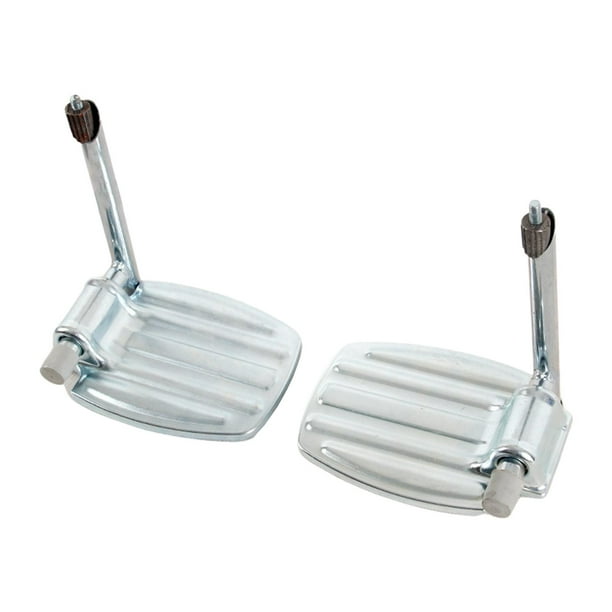 Sils de ruedas duradera reposapiés para sils de ruedas, sils de ruedas manuales, piezas de sils de rueda pedal universal a prueba con poste Sunnimix Reposapiés para silla de ruedas