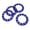 Blue, variant on 4Pcs 6 Inch ATV Wheel Hub Trim Cover, Plastic Tires Decorative Rim Guard ABS Material Universal Fitment for Go Kart Universal Kart Rim Guard