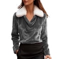 thumbnail image 2 of Pyhlmscde Chandail en Molleton à Manches Longues pour Femmes, Confort Chaud, Pyjama de Noël, Tenues d'Automne pour Femmes, 2 of 4
