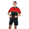 thumbnail image 2 of Two Tone Bike Patrol Shirt with Zipper Pocket - White and Black - XS, 2 of 9