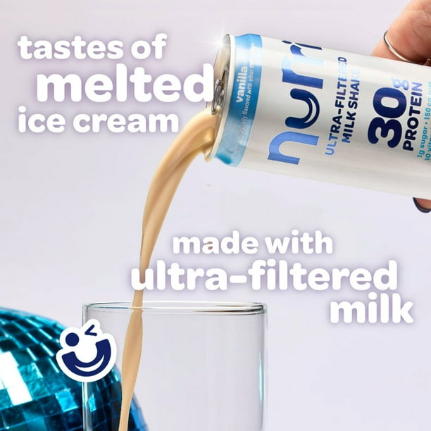 U&I sereal milk 1ml ×３ Nurri 30g Vanilla Ultra-Filtered Milkshake 11 fl. oz., 12 pk