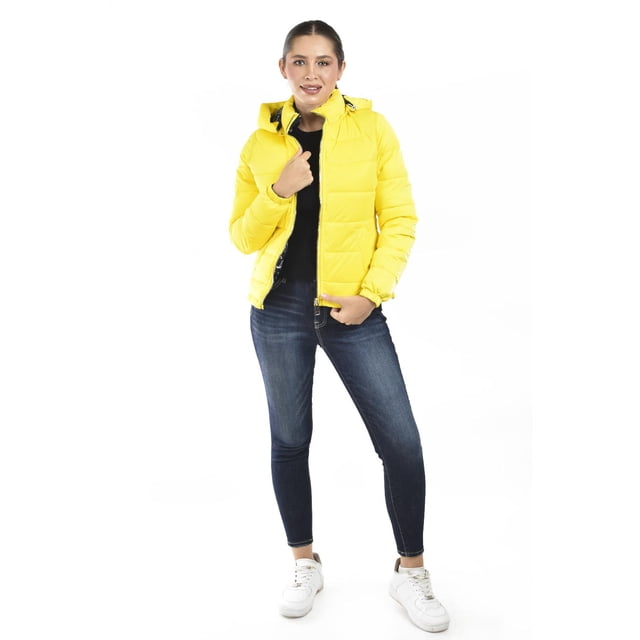 Chamarra doble vista con capucha Roman Fashion /Juvenil, 7235 (Amarillo) amarillo EG