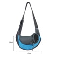 thumbnail image 2 of Pet Dog Sling Carrier Breathable Mesh Travel Safe Sling Bag Carrier for Dogs Cats, 2 of 7